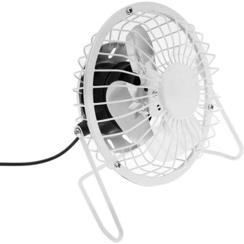 Вентилятор настольный мини офисный 25 Вт металл белый 45000₽