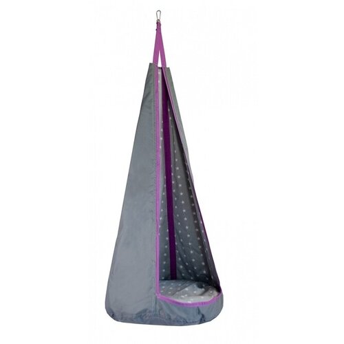 Качели гамак-кокон подвесные Невесомость (70см) для детей и взрослых (Серый)