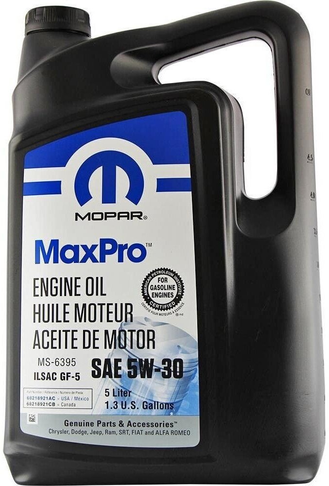 Масло Моторное Maxpro Sae 5w30 5l CHRYSLER арт. 68518205AA