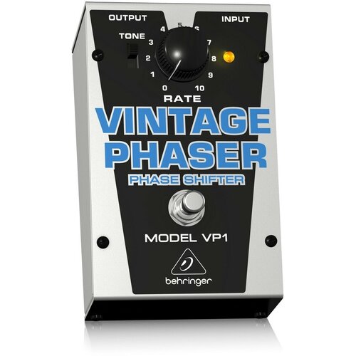 BEHRINGER VP1 VINTAGE PHASER - Педаль эффектов процессоры эффектов и педали для гитары behringer vp1