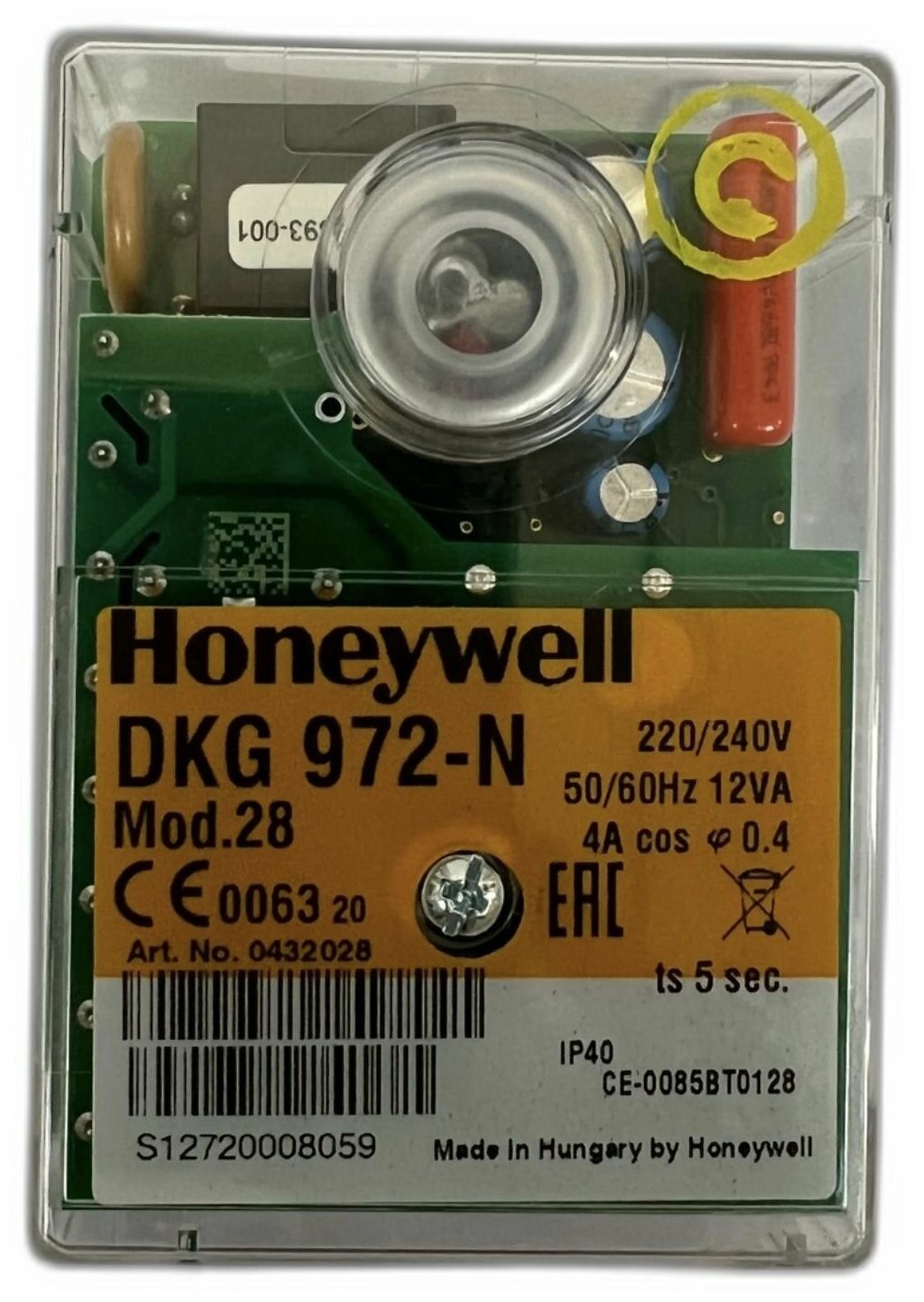 DKG972-N mod.28 Honeywell Блок управления горением / 0432028U, 537D8189 /