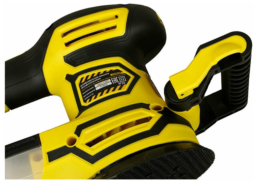 шлифмашина эксцентриковая HANSKONNER HOS8145R 450Вт 125мм - фото №8