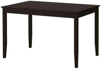 LERHAMN лерхамн стол 118x74 см черно-коричневый