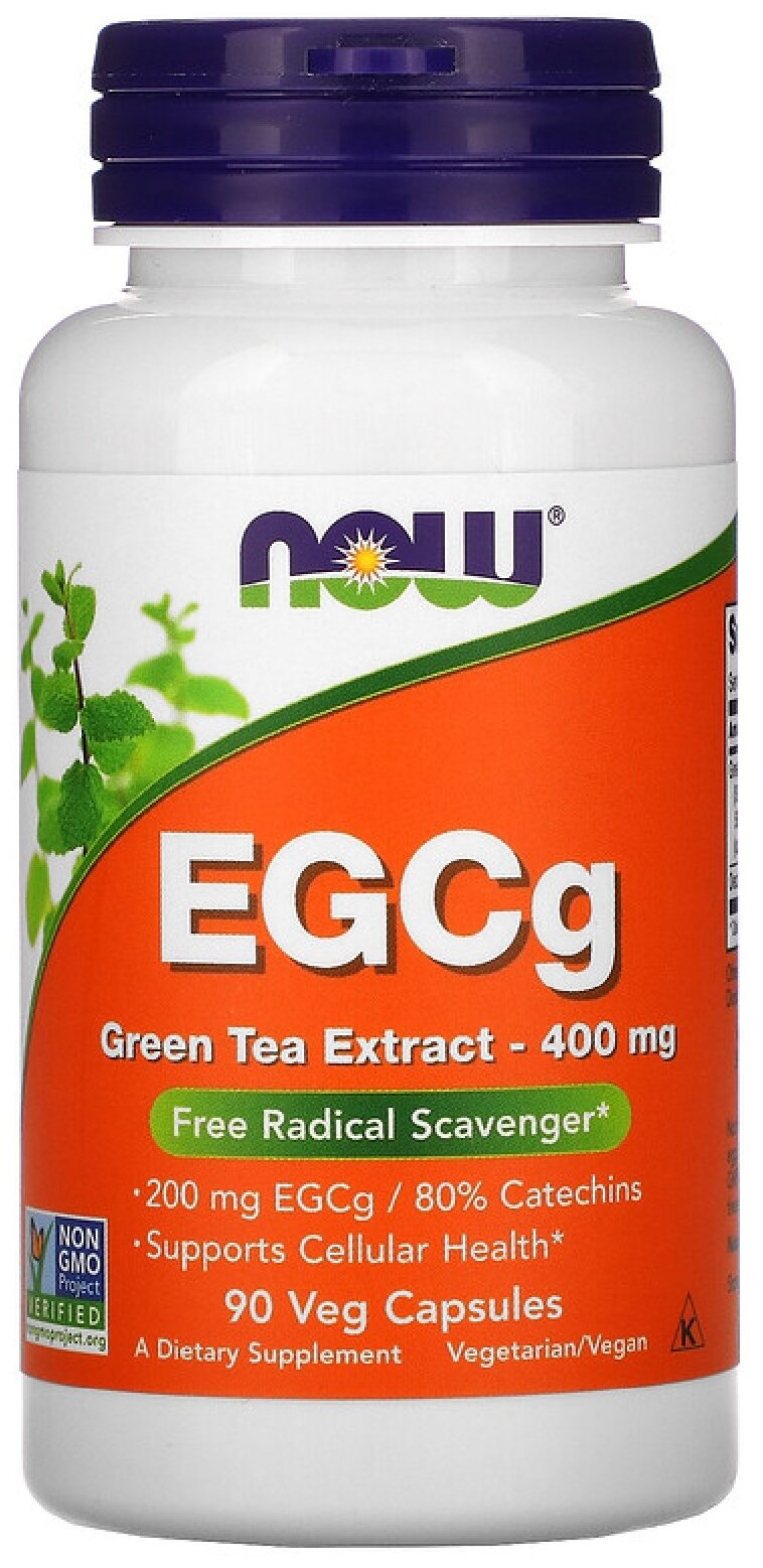 Капсулы NOW EGCg Green Tea Extract