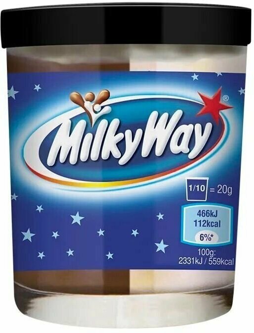 Шоколадная паста Milky Way / Милки Вэй 200г (Великобритания)