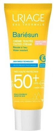 Uriage Bariesun Creme Teintee Claire Тональный крем светлый SPF50+, 50 мл