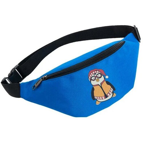 фото Сумка поясная noname, голубой
