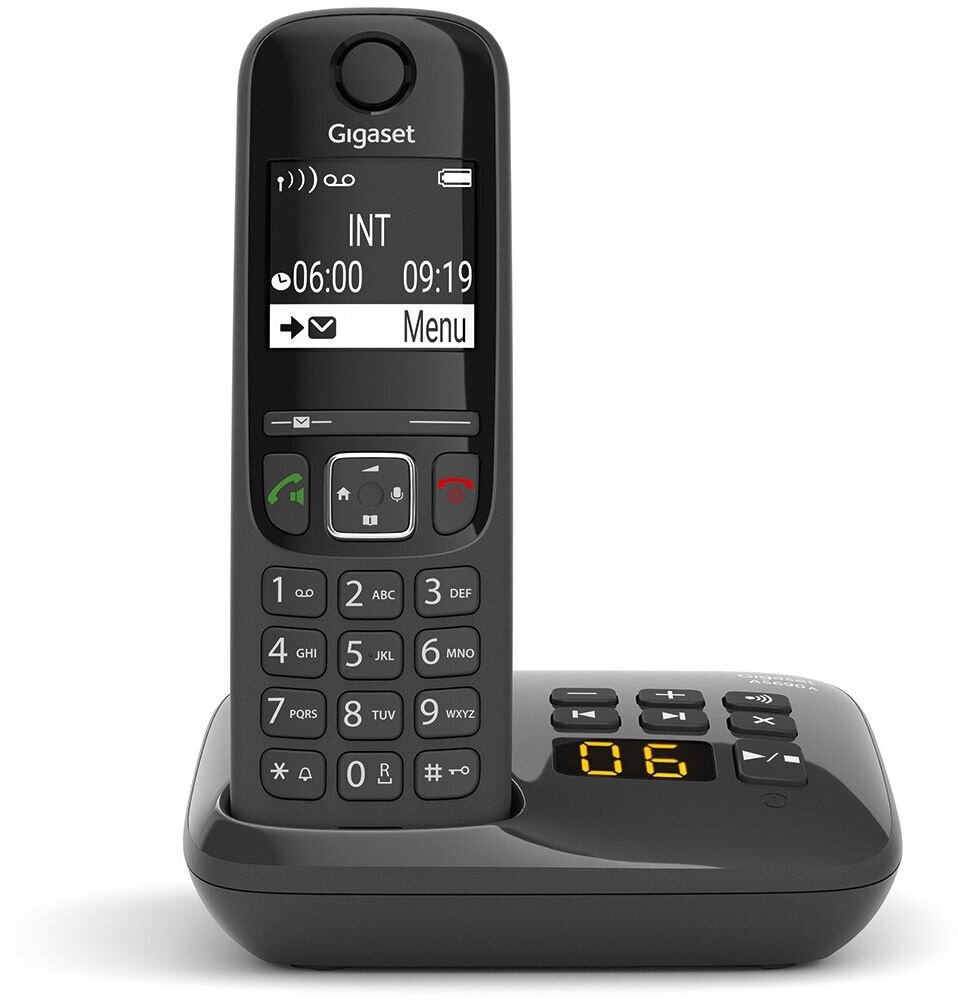 Телефон Gigaset AS690A RUS черный (s30852-h2836-s301)