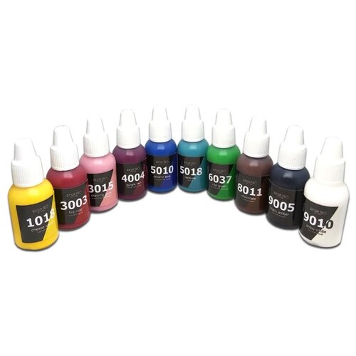 Набор красителей Resin Pro Colorfun Deluxe №1, 10 шт. по 15 мл