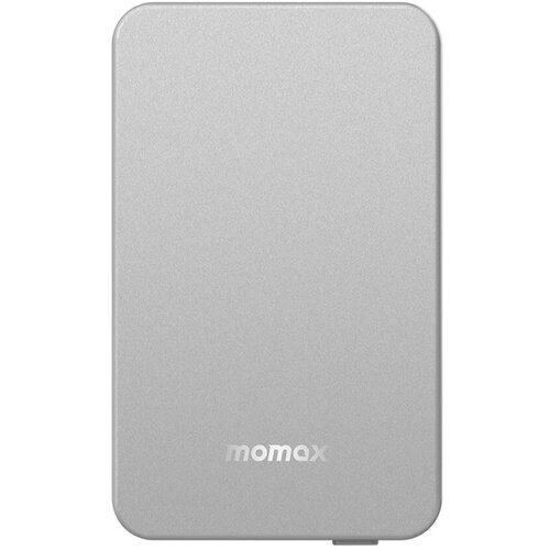 Внешний аккумулятор с беспроводной зарядкой Momax Q.Mag Power 7 Magnetic Wireless Battery Pack 10000mAh Silver (IP107S)