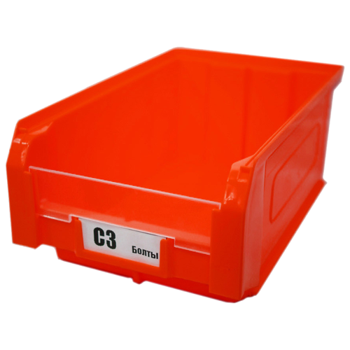 фото Ящик пластиковый 9,4л с-3-2 красный старкит