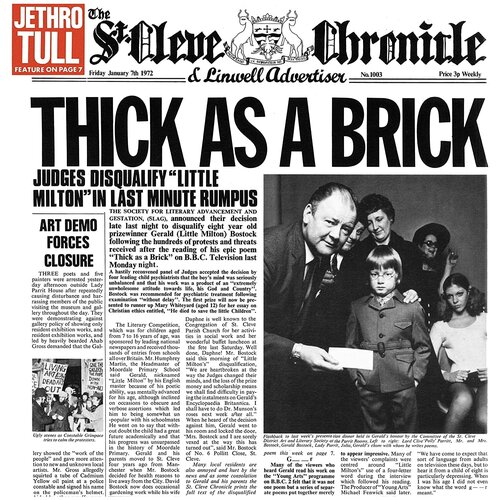 jethro tull jethro tull thick as a brick Виниловая пластинка Jethro Tull. Thick As A Brick (LP)