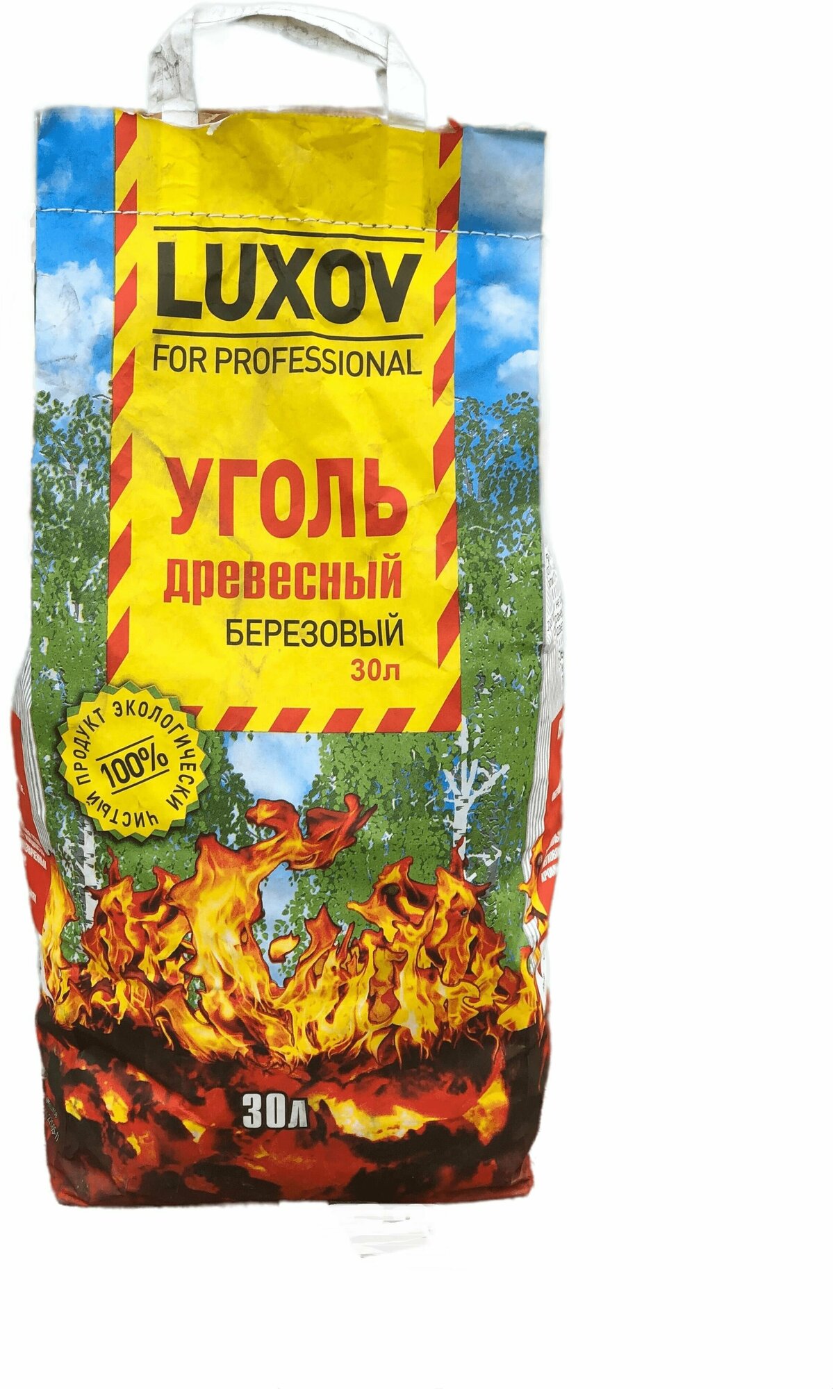 Luxov Уголь древесный березовый 30 л