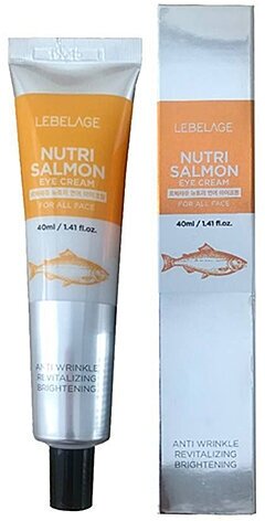 Lebelage Крем для глаз с маслом лосося - Eye cream nutri salmon, 40мл