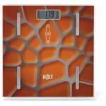 Весы напольные электронные / Платформенные весы / Бытовые напольные весы Holt HT-BS-011 оранжевые - изображение
