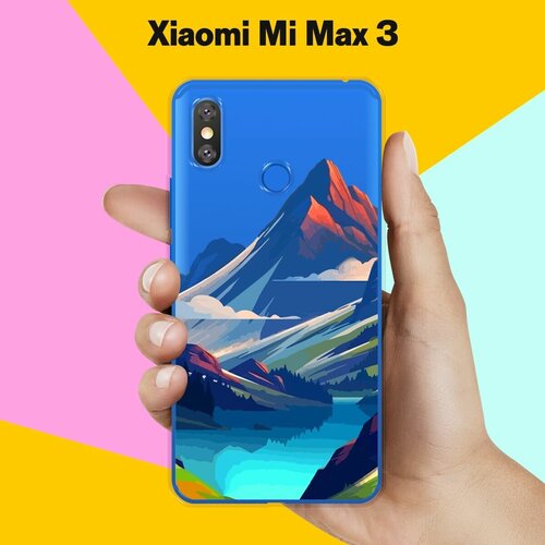 Силиконовый чехол на Xiaomi Mi Max 3 Горы 10 / для Сяоми Ми Макс 3