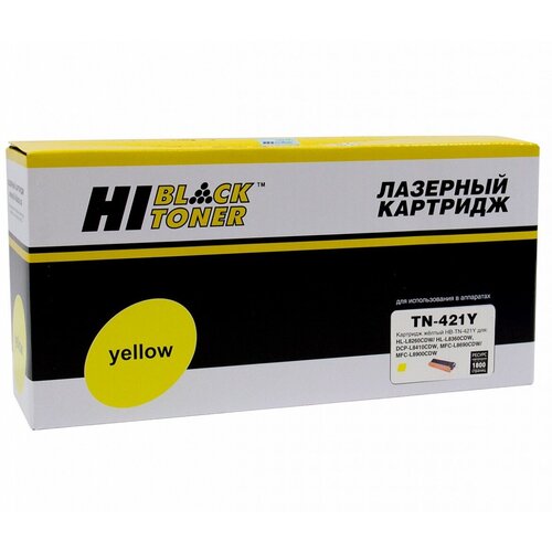 Картридж Hi-Black HB-TN-421 Y желтый, 1800стр