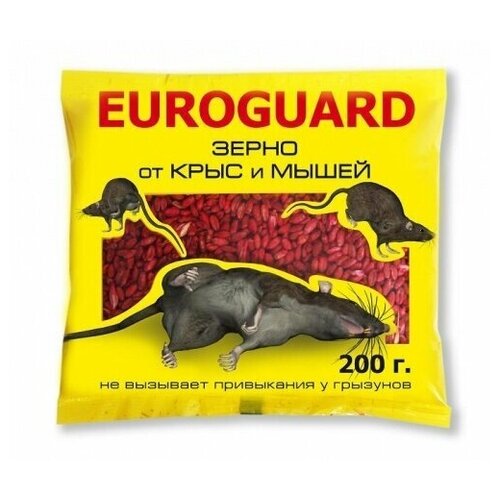 Euroguard Зерно от крыс и мышей, 200гр