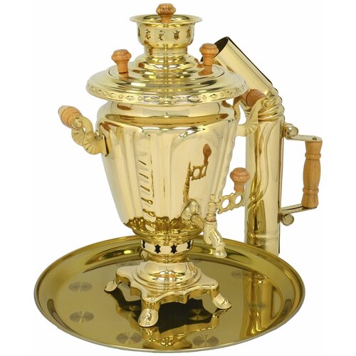 Самовар на дровах ТСК тулавар, форма рюмка, 2,5 литра, жаровой