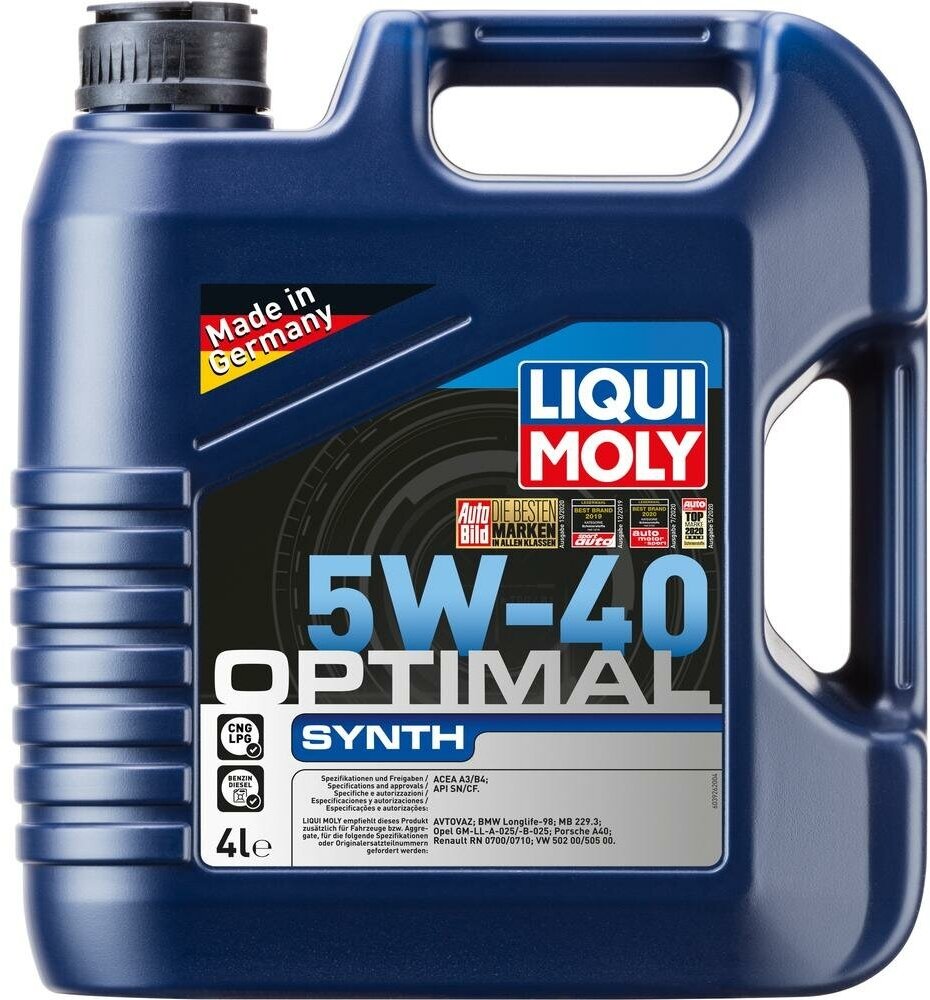 Масло моторное Liqui Moly Optimal Synth 5W-40 4л