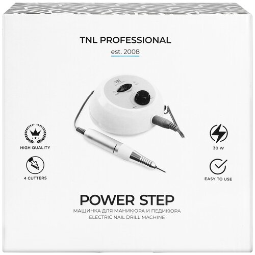 TNL, Машинка для маникюра и педикюра Power Step 25 000 об. PS-40