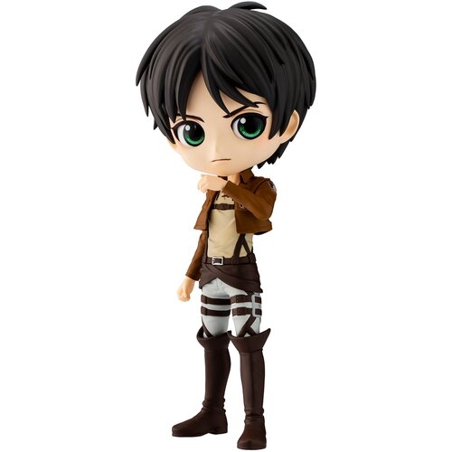 Фигурка Q Posket Attack On Titan Eren Yeager Ver.A BDQ180, 14 см banpresto q posket attack on titan eren yeager b