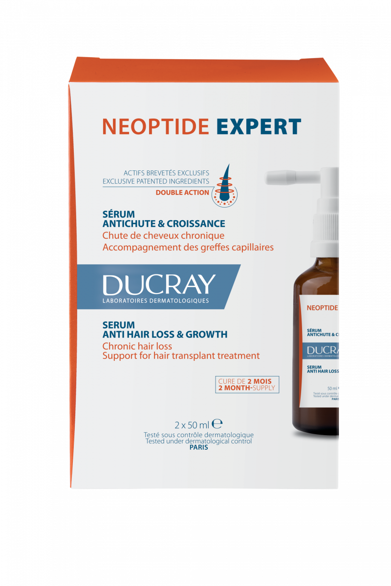 DUCRAY NEOPTIDE EXPERT Укрепляющая сыворотка, придающая плотность волосам, 2 х 50 мл