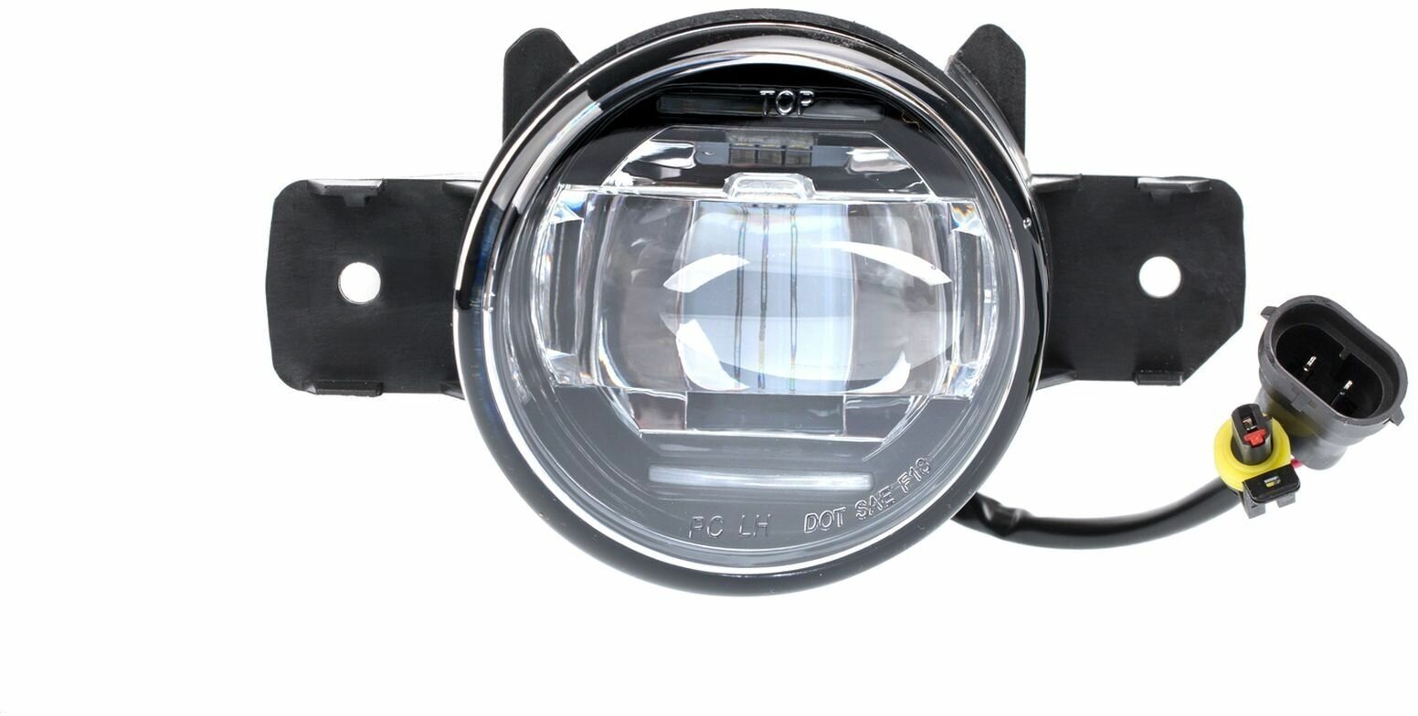 Светодиодная противотуманная фара OPTIMA LED FOG LIGHT 034 Infiniti/Nissan 90мм, 7W/0,4W, 5500K, 12V, комплект 2шт