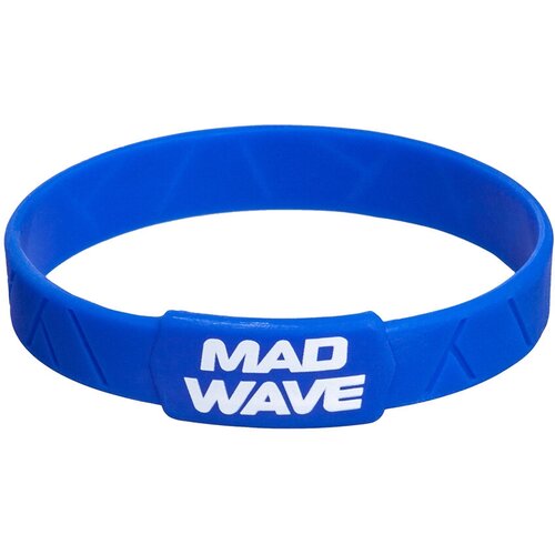 Браслет MAD WAVE, 1 шт., размер 16 см, размер one size, диаметр 5 см, синий жилет надувной mad wave swimvest mad bubbles