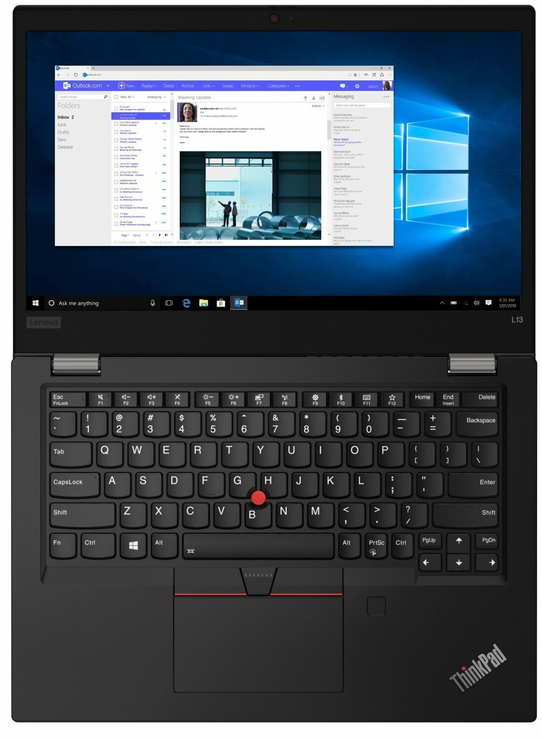 Ноутбук Lenovo ThinkPad L13 (20VJS7LE00) - фото №19