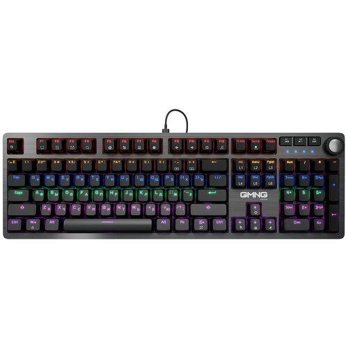 Клавиатура GMNG 925GK механическая черный USB Multimedia for gamer LED 1680663 400300₽