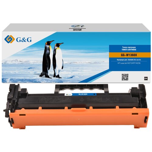 Картридж G&G GG-W1360X, 2600 стр, черный cartridge g