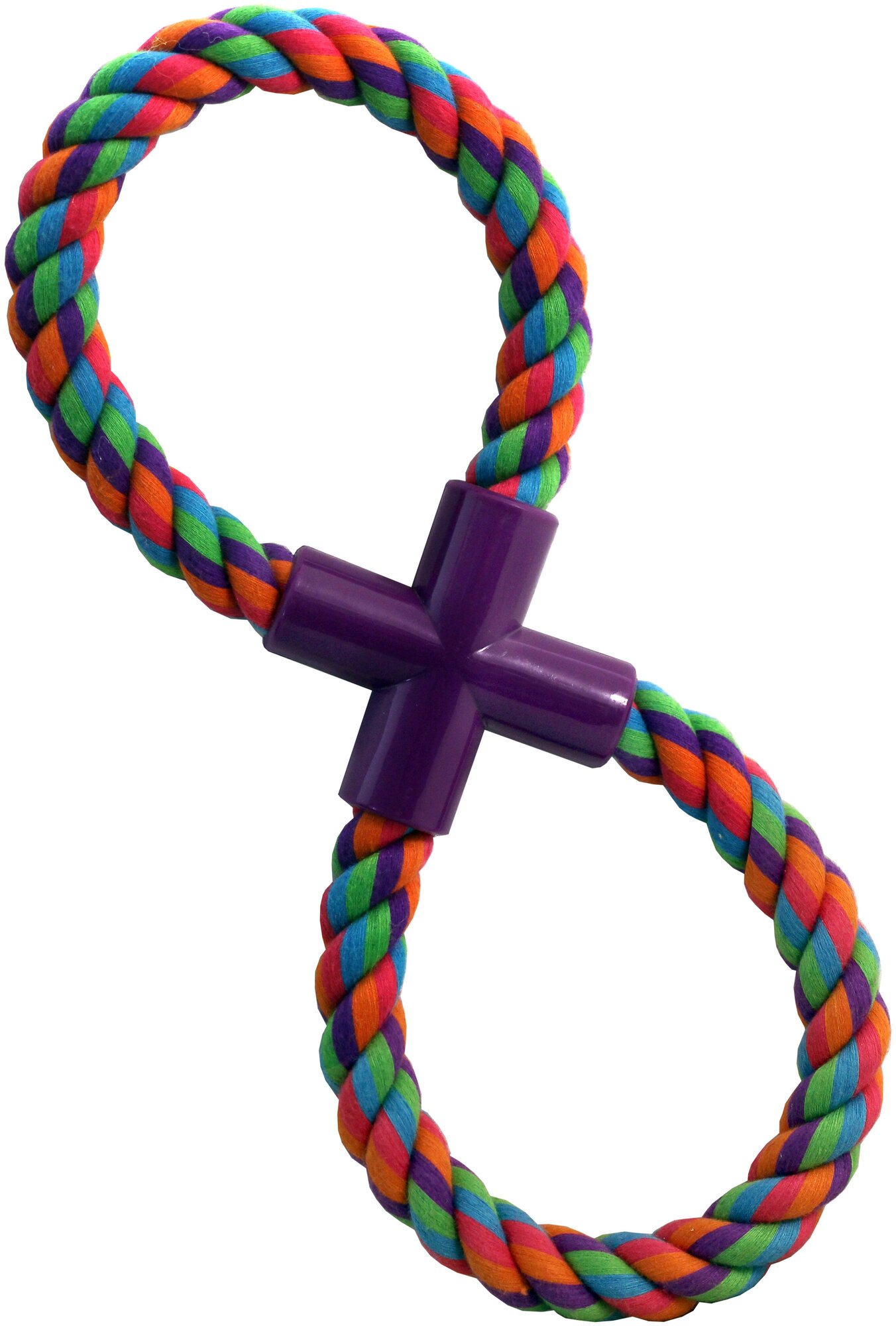 Игрушка для собак Triol Веревка восьмерка 12111017, разноцветный