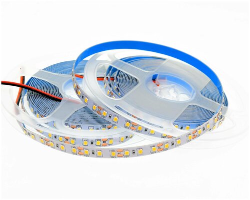 Светодиодная лента IP22 SMD 2835 (120 LED) 12V DC 19W Теплый Белый 3200K 10 метров Бренд DLED (2 катушки по 5м)