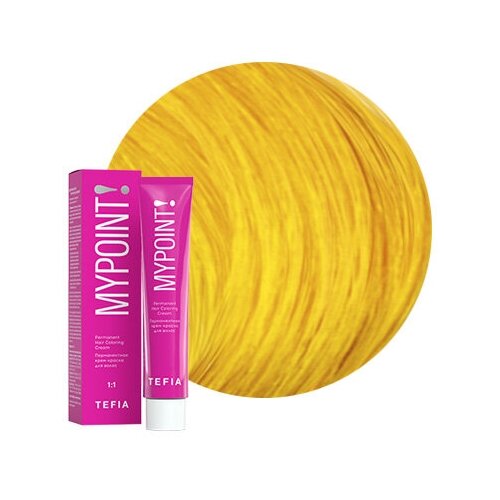 Tefia Ambient Permanent Color Cream Yellow Крем-краска для волос перманентная корректор желтый 60 мл / модное окрашивание