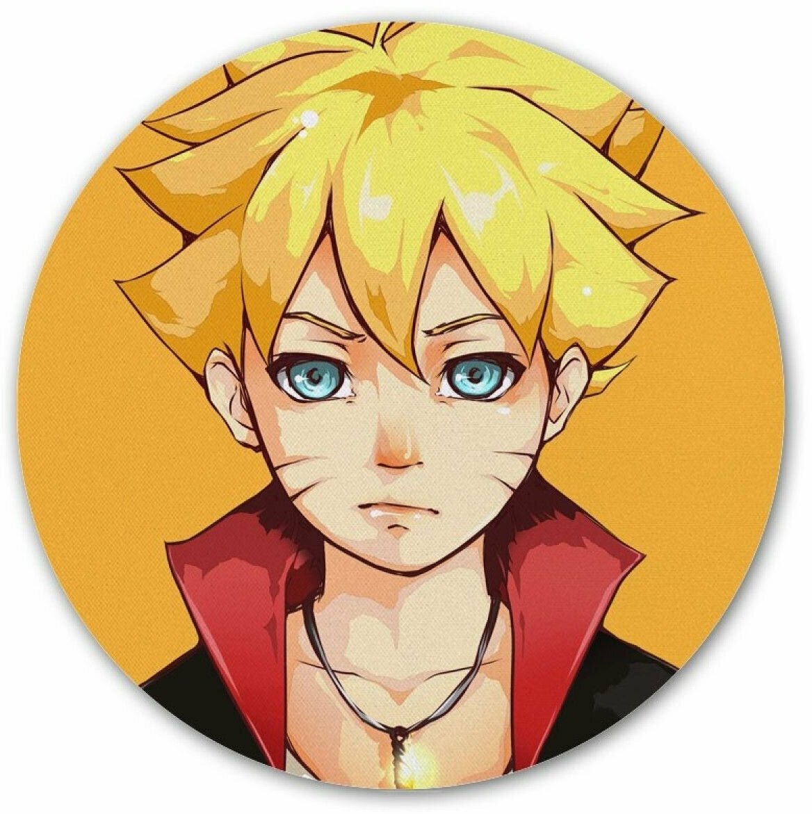 Коврик для мышки круглый Boruto Uzumaki