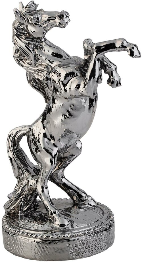 Статуэтка Horse Silver Конь. Chinelli. Высота 13 см. Посеребрение. Италия. Подарочная упаковка.