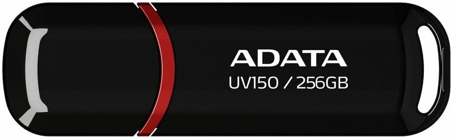 USB Flash накопитель 256Gb ADATA UV150 Black (AUV150-256G-RBK)