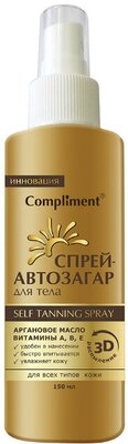 Compliment Спрей-автозагар для тела для всех типов кожи 150 мл 1 шт