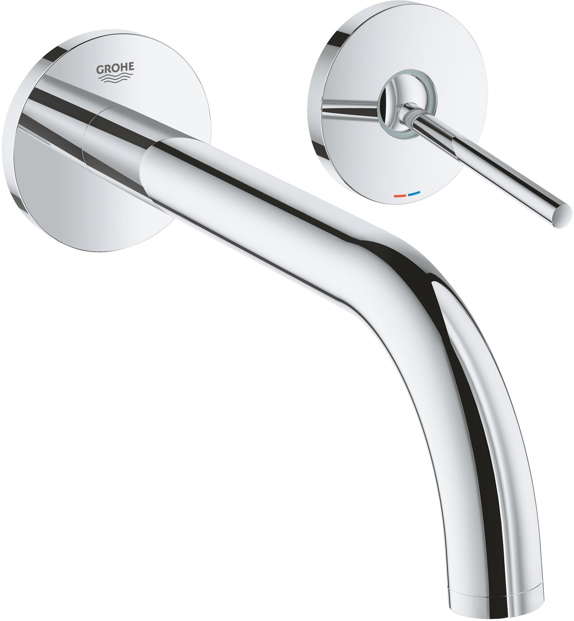 Смеситель для раковины на 2 отверстия, GROHE Atrio New, хром, (19918003)