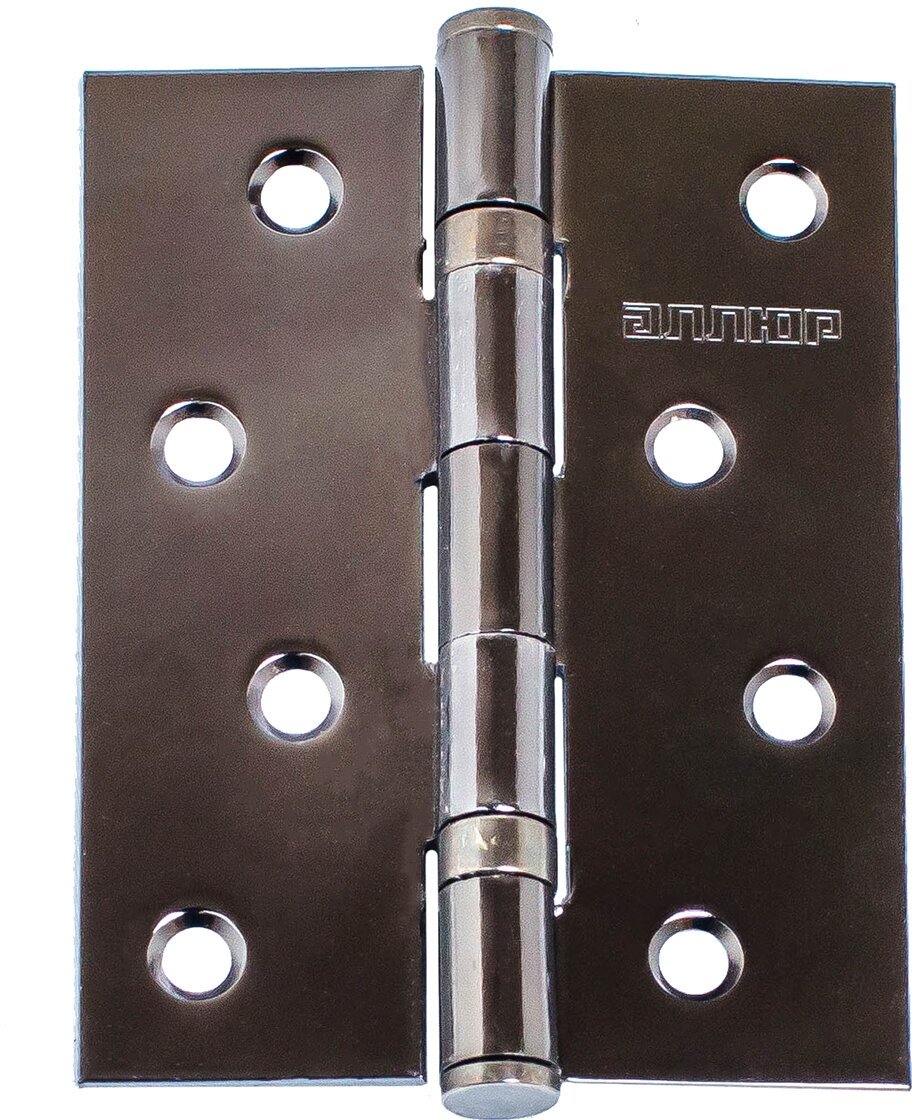 Петля дверная (2 штуки) универсальная аллюр 2043 (101х76) 2BB-FHP BN, цвет черный никель - фотография № 6