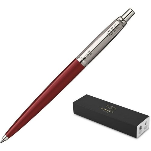 Ручка шариковая Parker Jotter K60 (S0033330) красный M синие чернила parker jotter original bts черно серебристый