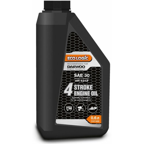 масло для садовой техники daewoo power products 2 stroke engine oil tb 1 л Масло для садовой техники Daewoo Power Products Ecologic DWO 400, 0.6 л