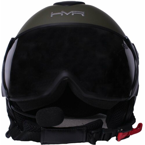 Шлем горнолыжный с визором HMR Emotions H3 c bluetooth гарнитурой, размер XXL