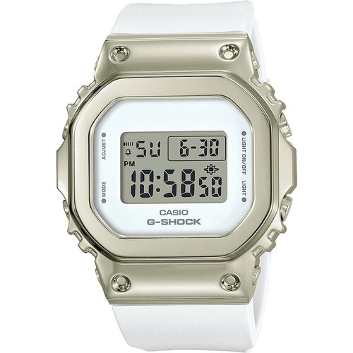 Наручные часы CASIO G-Shock, белый, серебряный