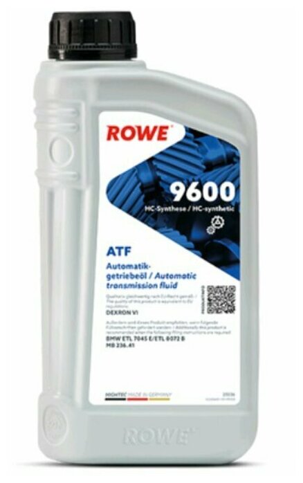 Масло Трансмиссионное Hightec Atf 9600 1 Л. ROWE25036001003