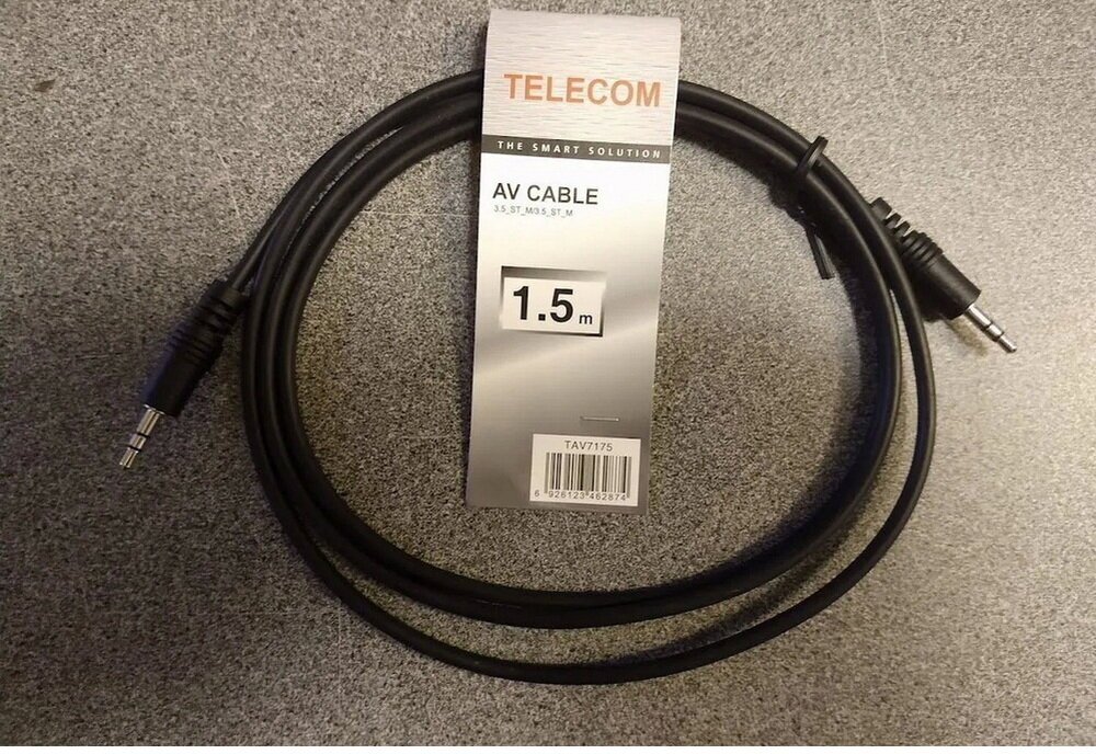 Кабель Jack 3.5 Telecom TAV7175 1.5м.