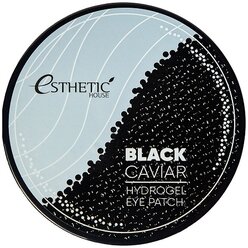 Esthetic House Гидрогелевые патчи для век с экстрактом чёрной икры Black Caviar, 60 шт.