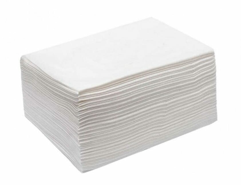Полотенце чистовье Спанлейс Комфорт, белый, 35 х 70 см, 50 шт