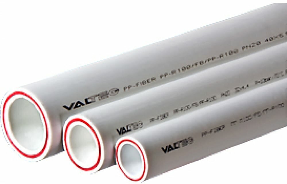 Valtec труба PP-FIBER арм. стекл, PN 20, 20 MM белый VTp.700. FB20.20.02